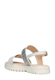 Sandali con strappi Bianco Geox