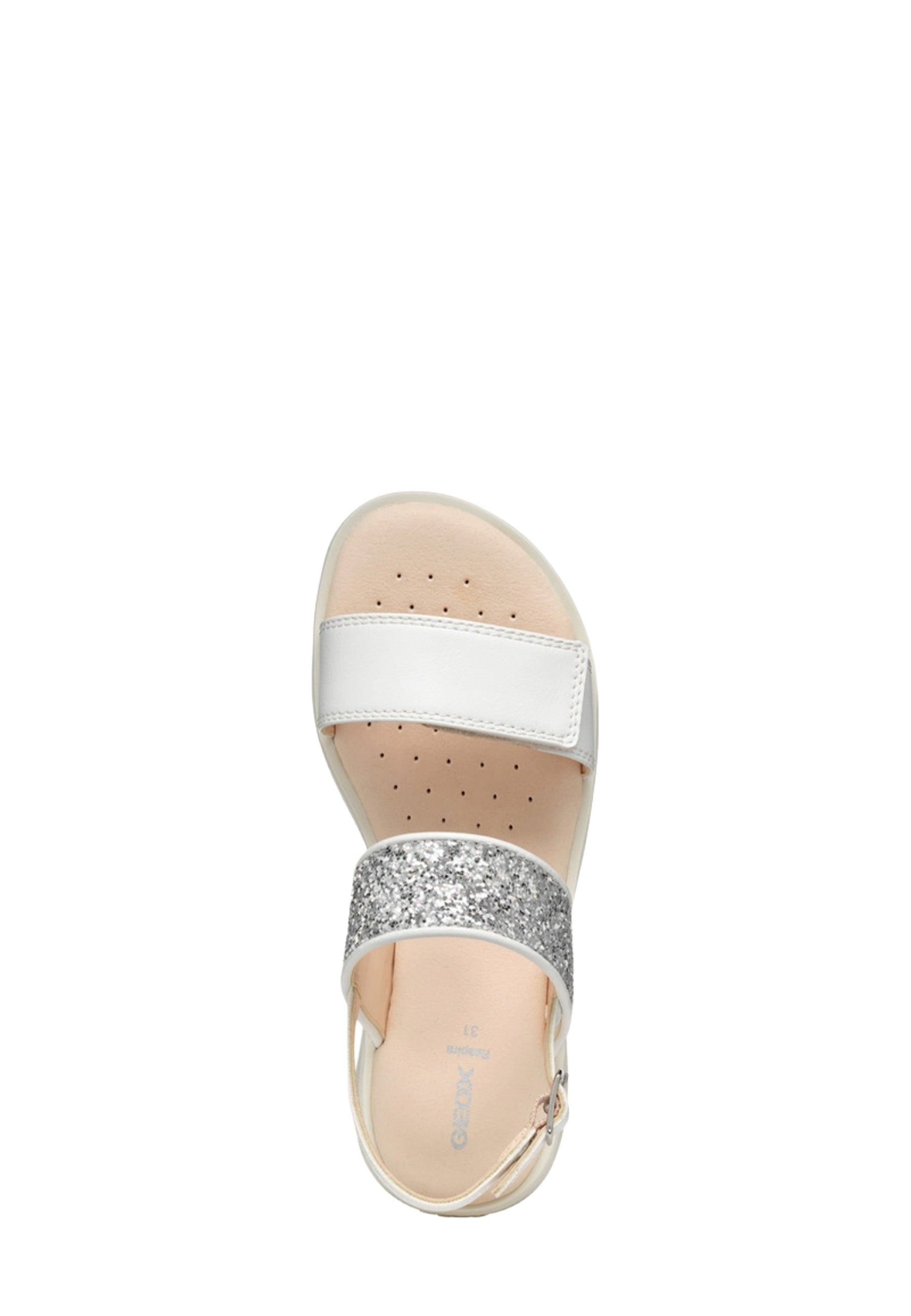 Sandali con strappi Bianco Geox