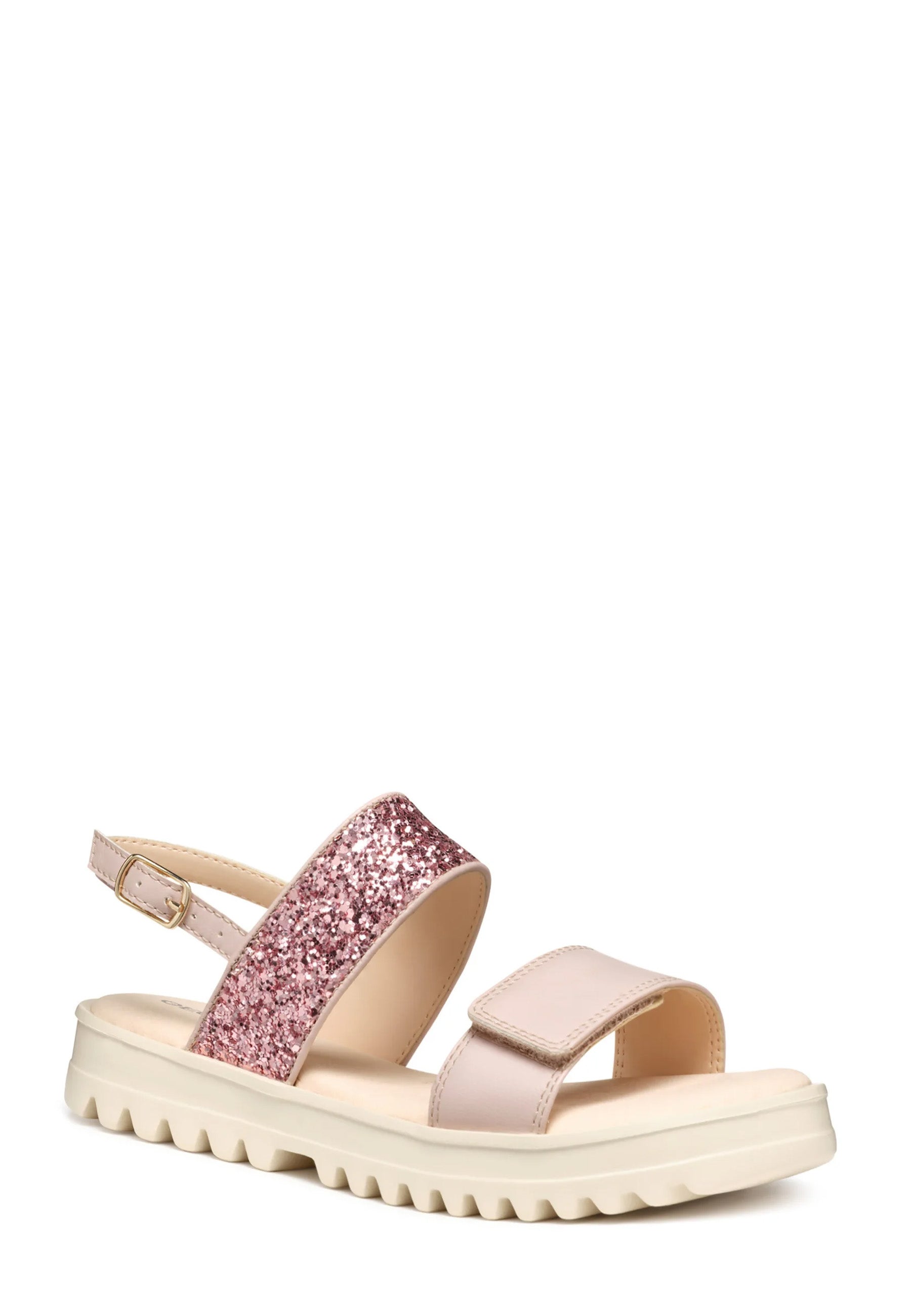 Sandali con strappi Rosa Geox