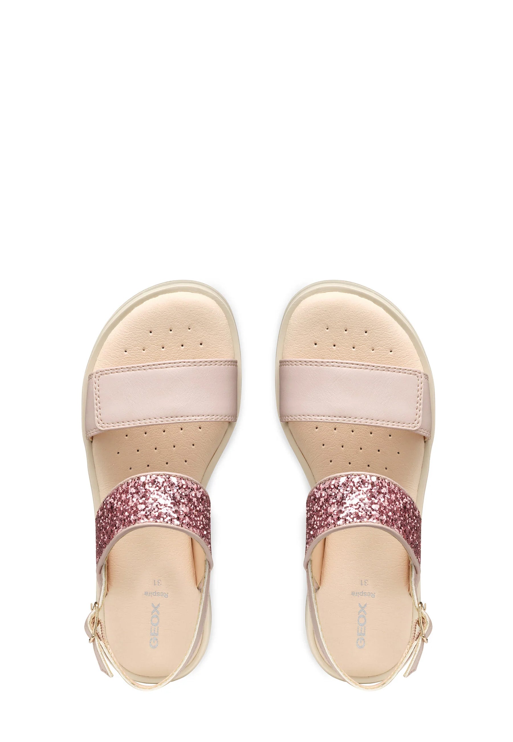 Sandali con strappi Rosa Geox