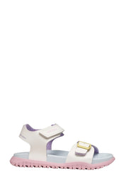 Sandali con strappi Bianco Geox