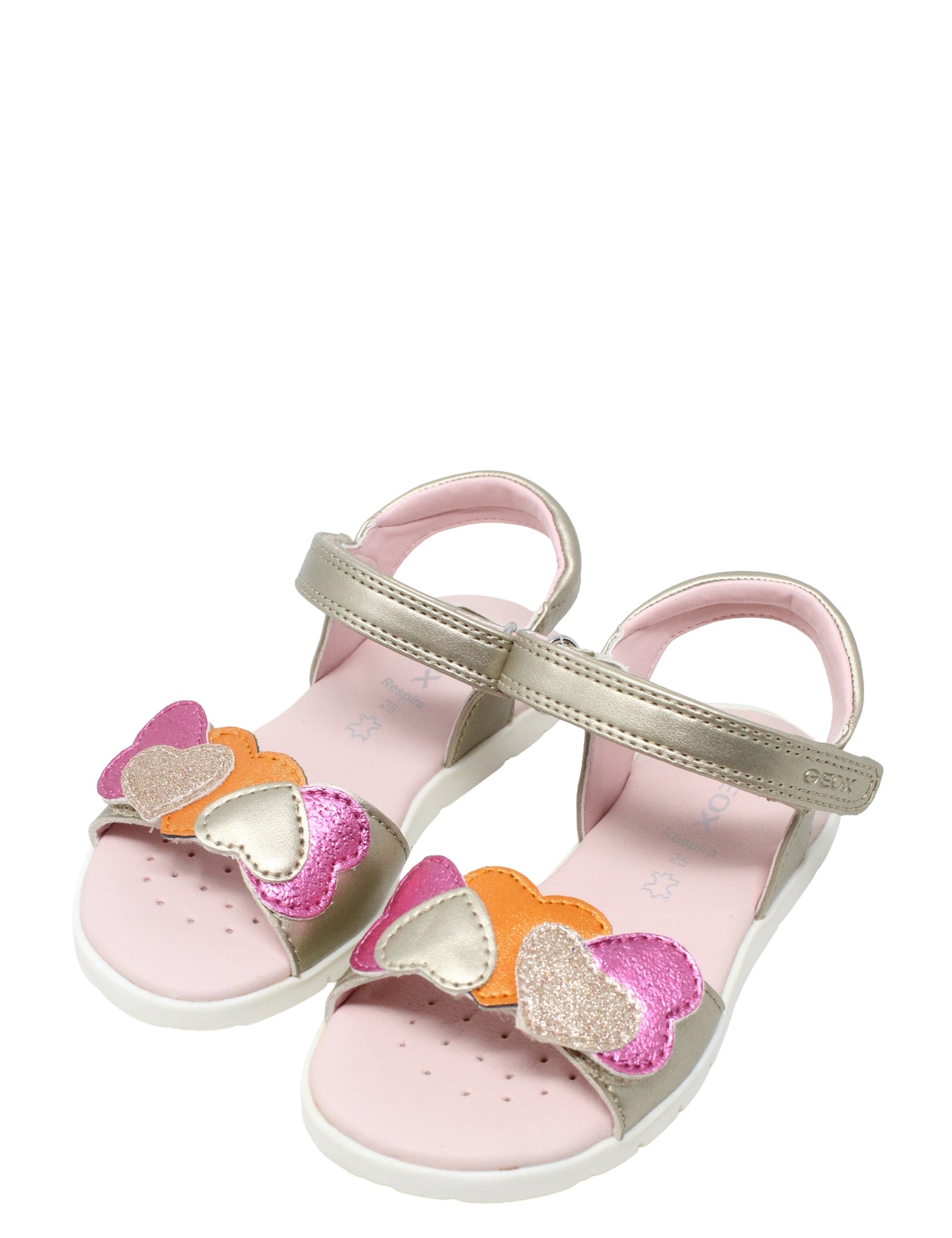 Sandali con strappi Dorato Geox
