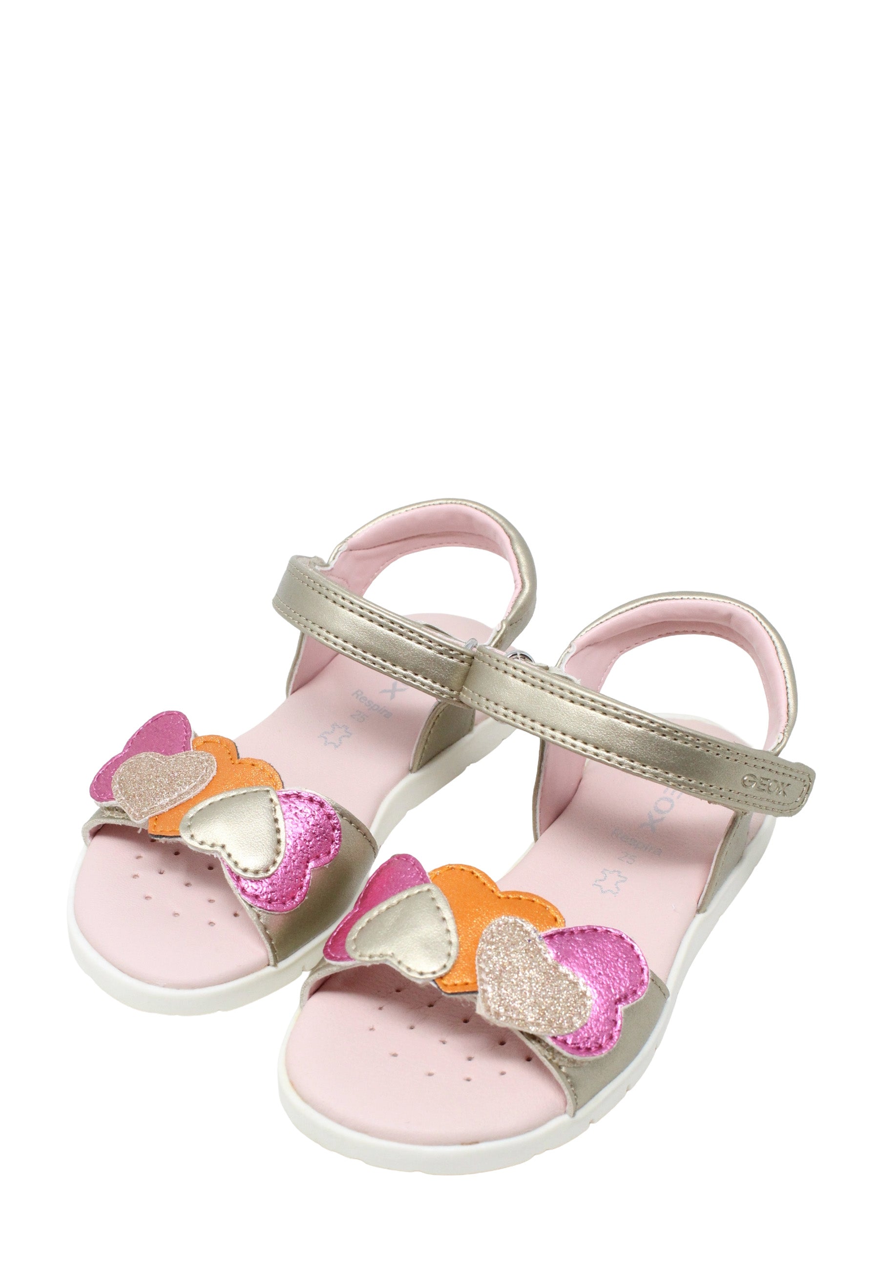 Sandali con strappi Dorato Geox