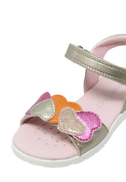 Sandali con strappi Dorato Geox