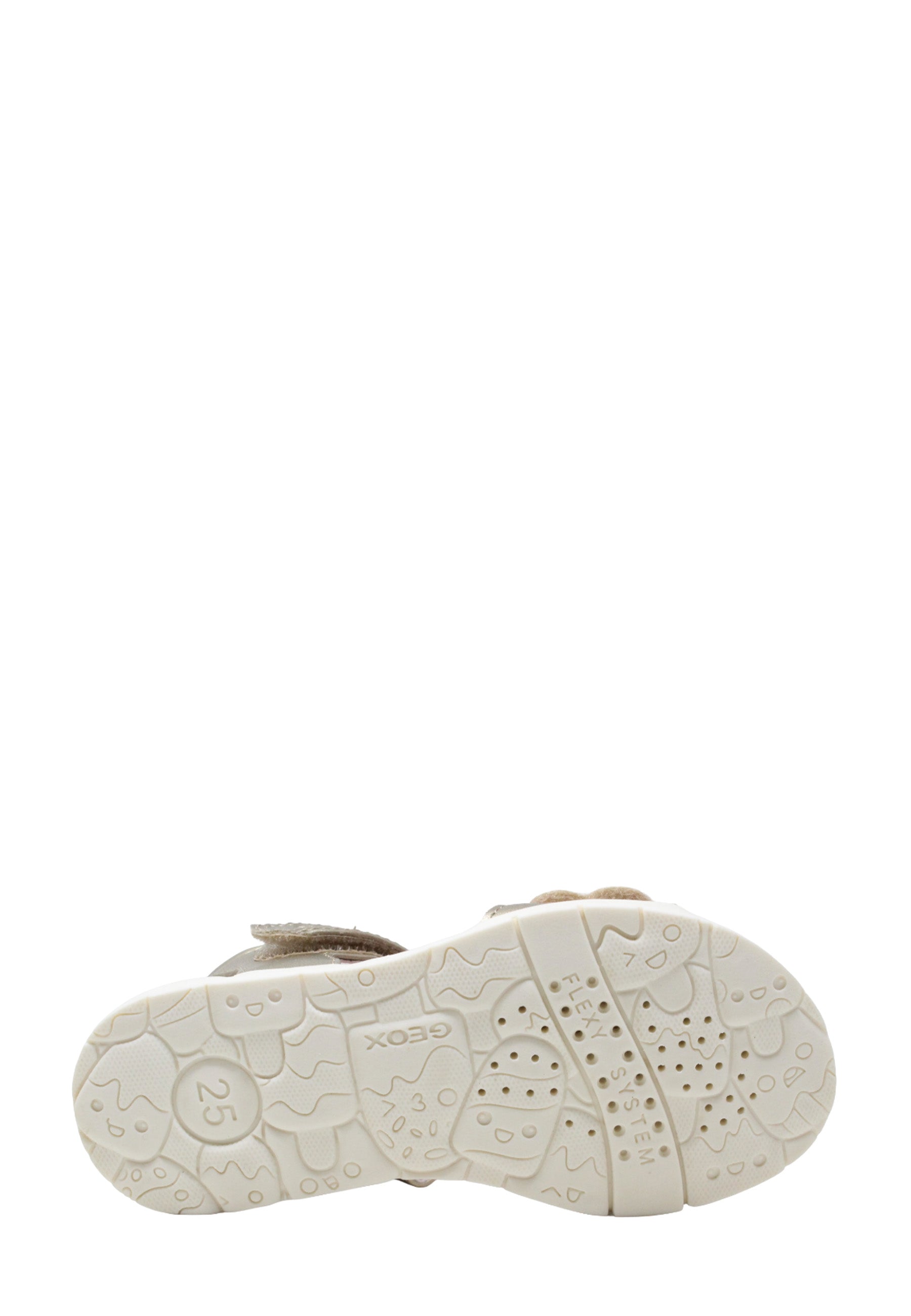 Sandali con strappi Dorato Geox
