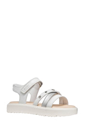 Sandali con strappi Bianco Geox
