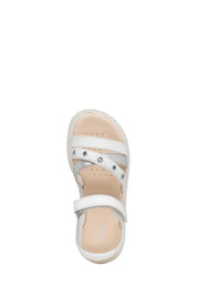 Sandali con strappi Bianco Geox