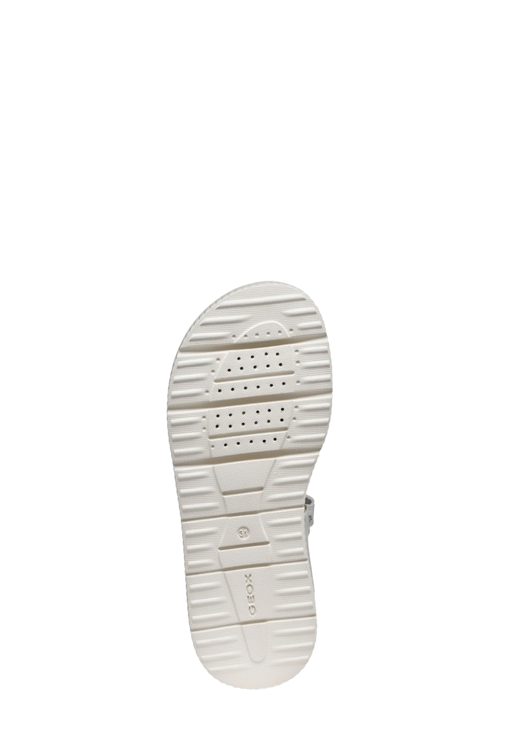 Sandali con strappi Bianco Geox