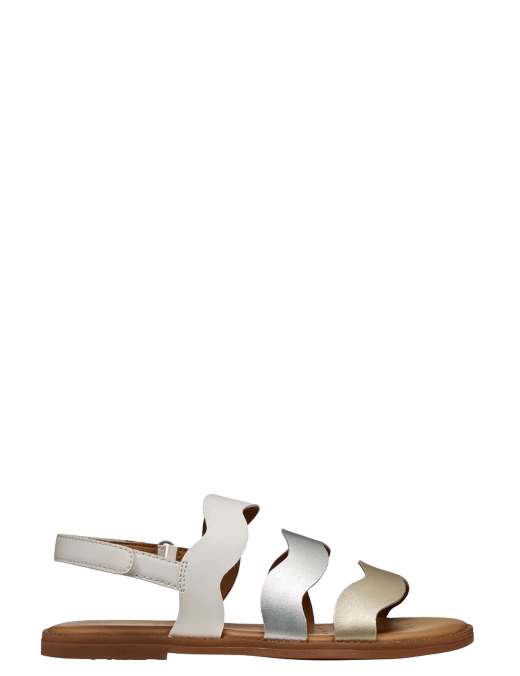 Sandali con strappi Bianco Geox