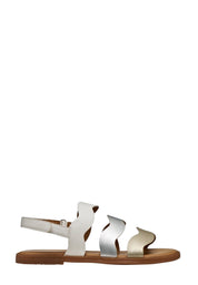 Sandali con strappi Bianco Geox