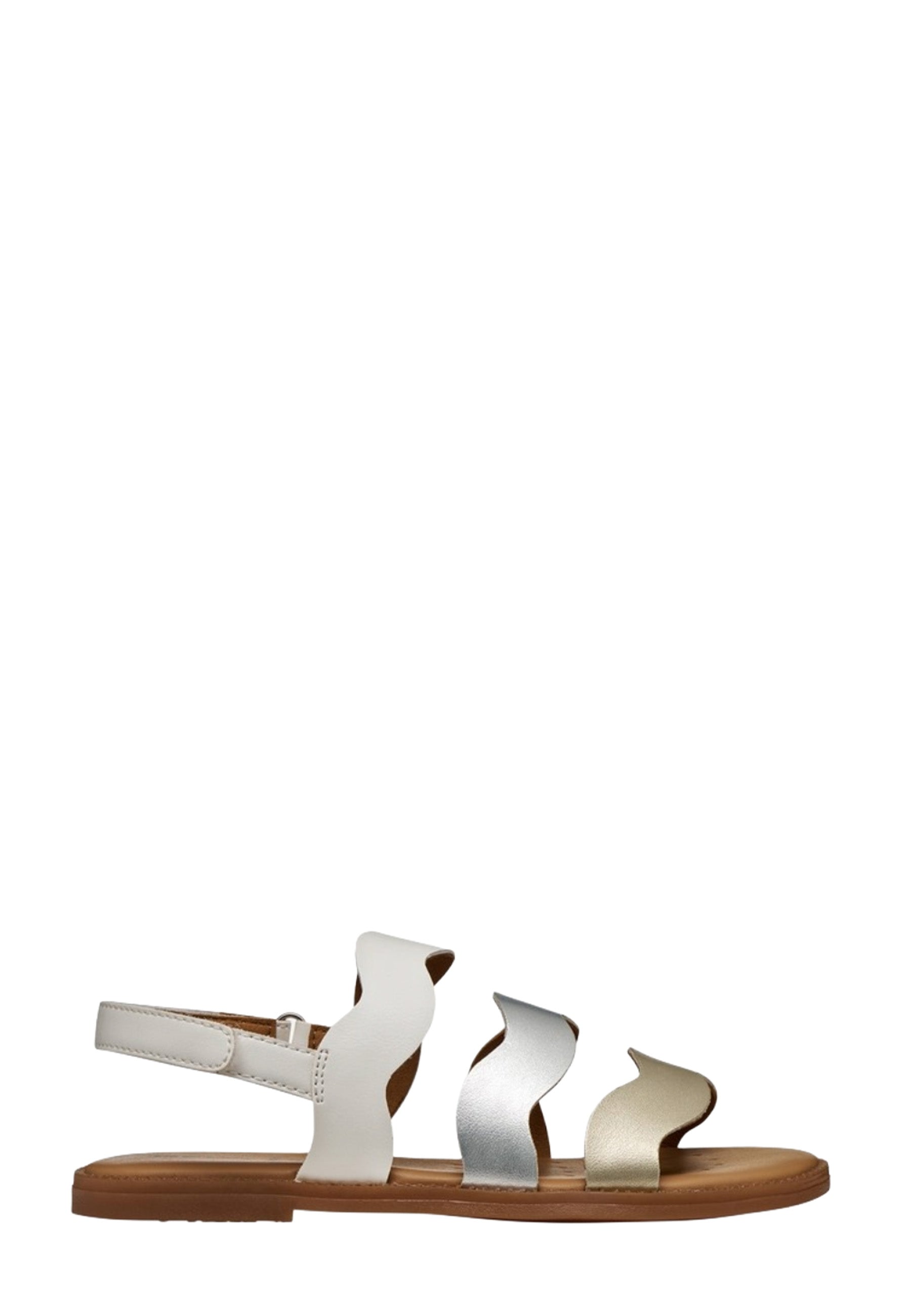 Sandali con strappi Bianco Geox
