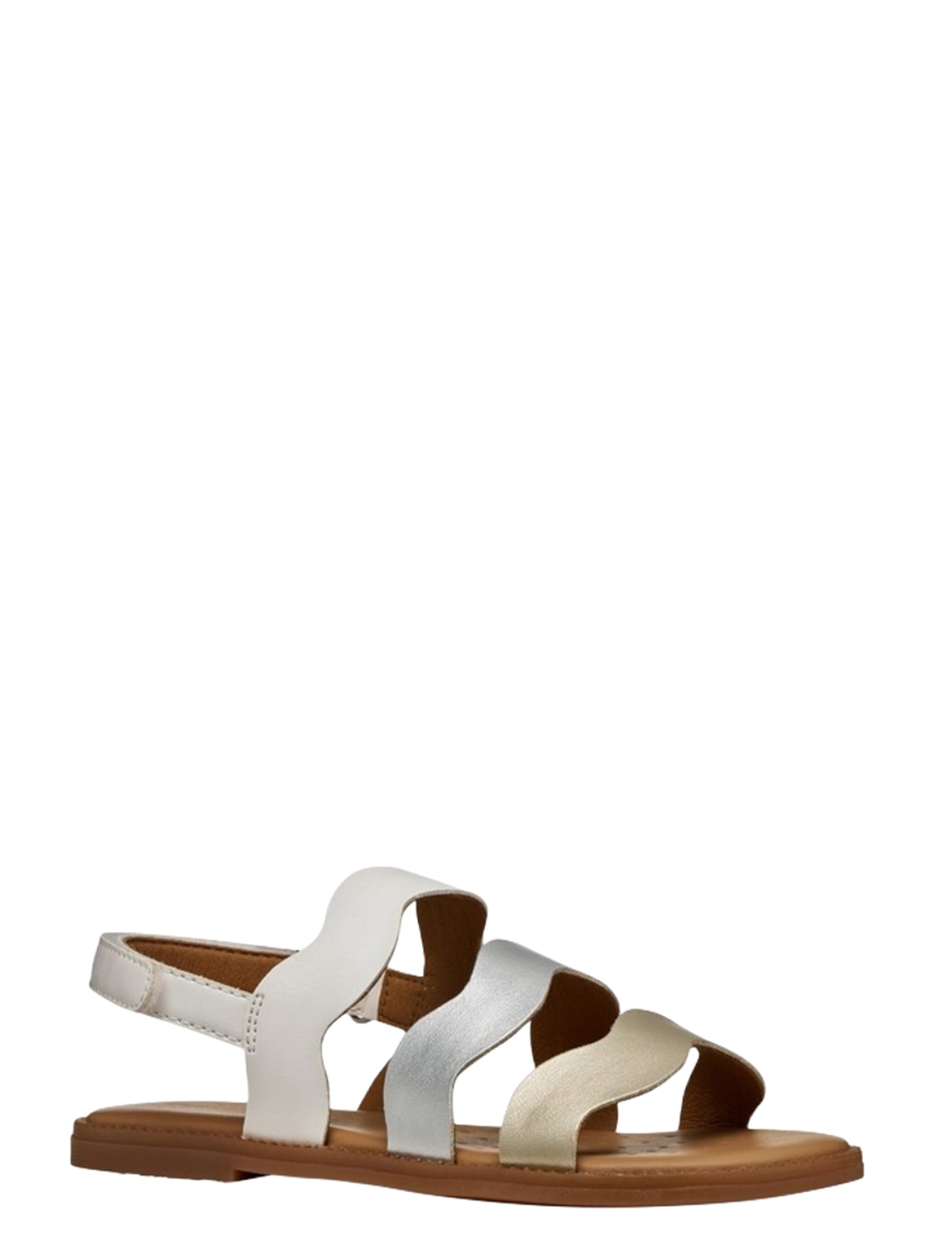 Sandali con strappi Bianco Geox