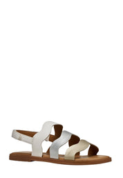 Sandali con strappi Bianco Geox