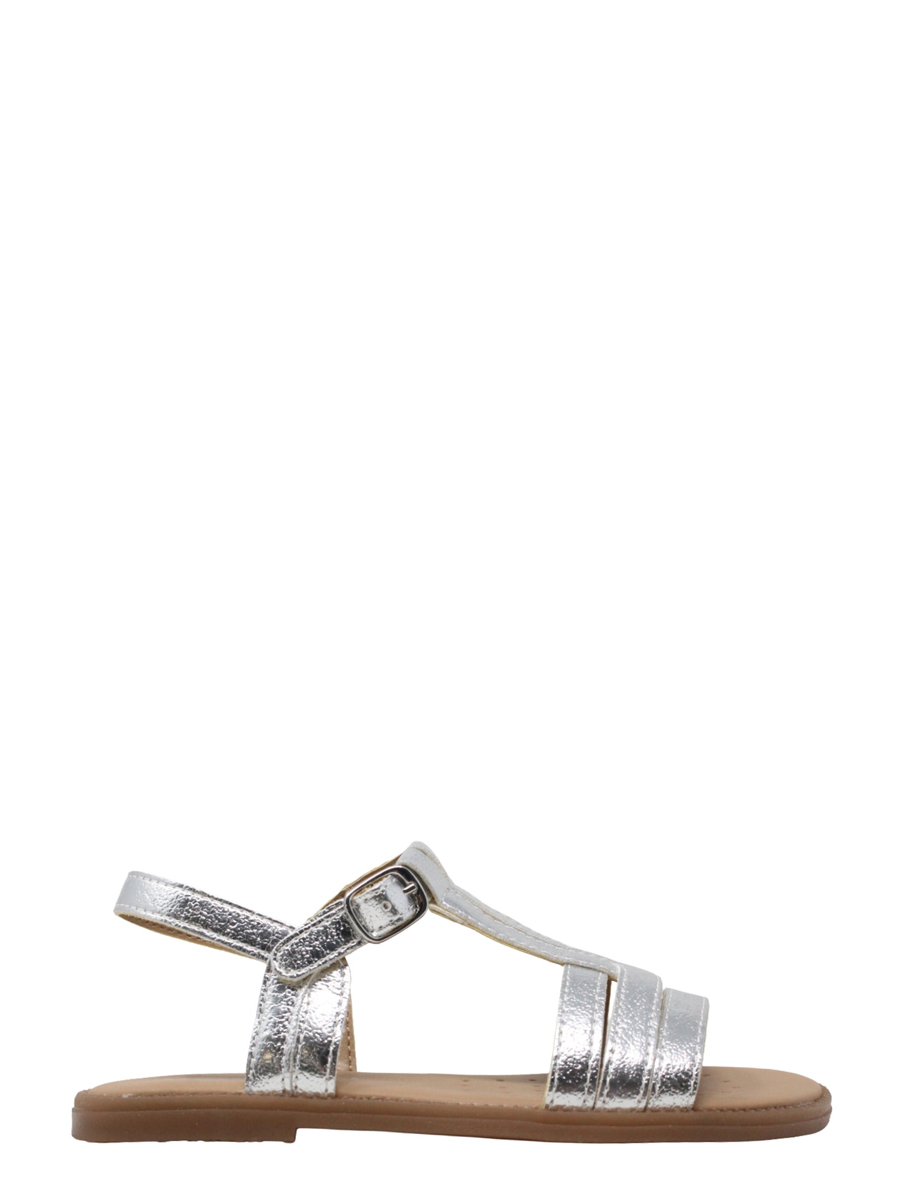 Sandali con strappi Argento Geox