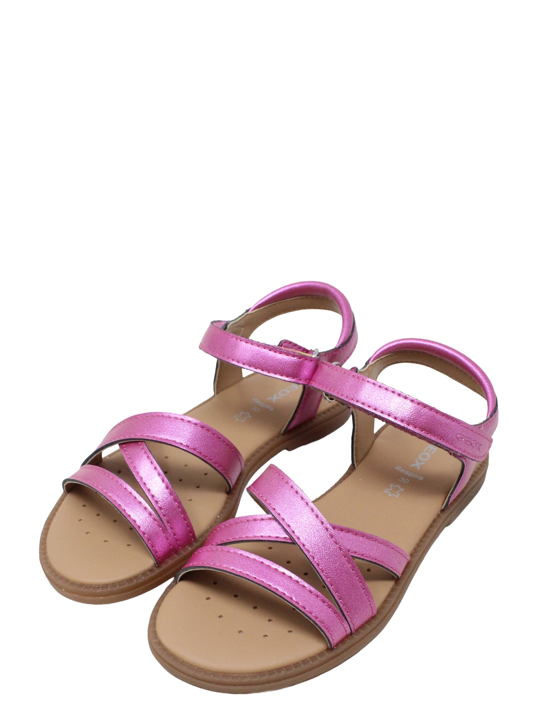 Sandali con strappi Fucsia Geox