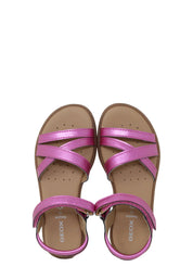 Sandali con strappi Fucsia Geox