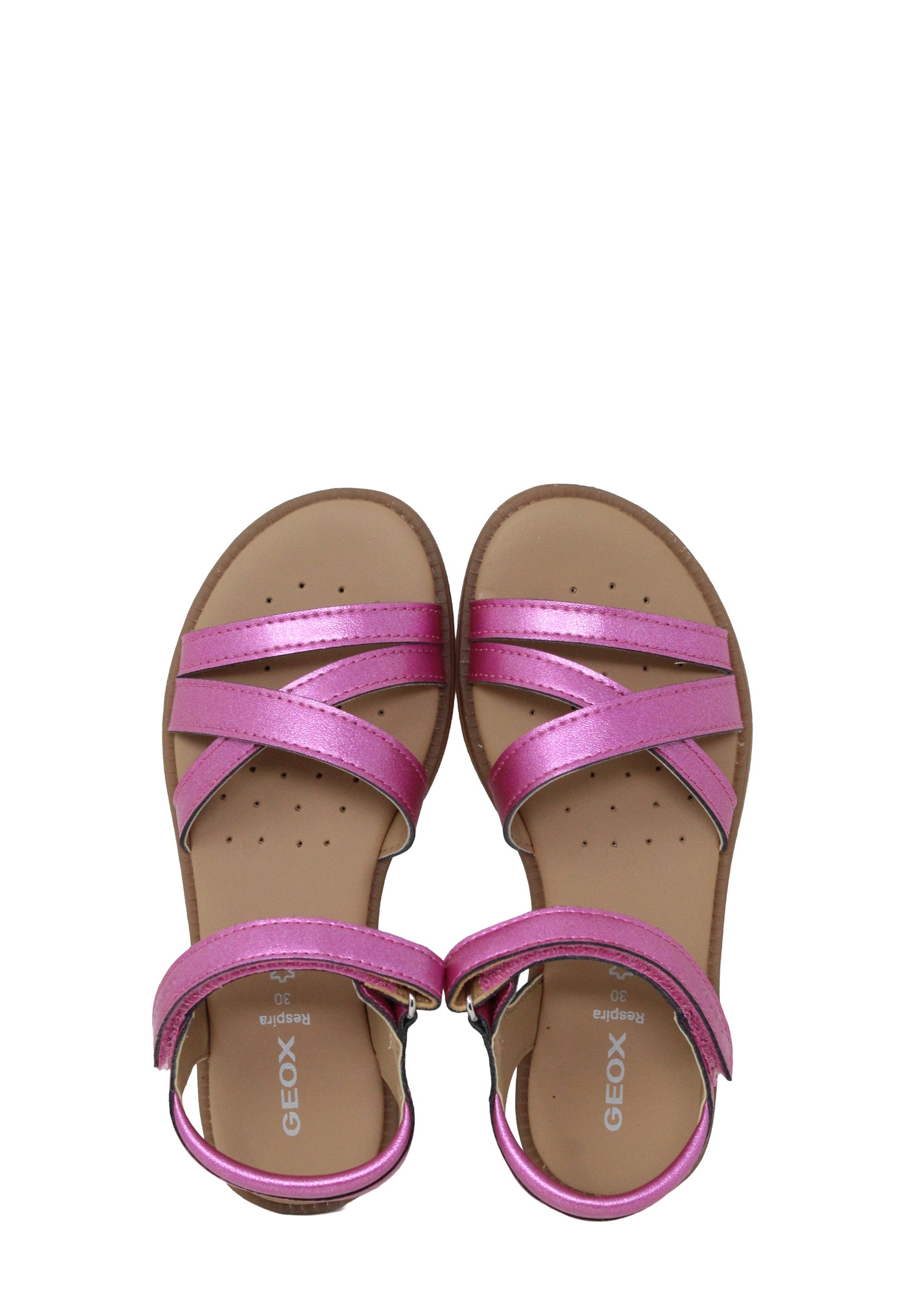 Sandali con strappi Fucsia Geox
