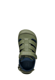 Sandali con strappi Verde Geox
