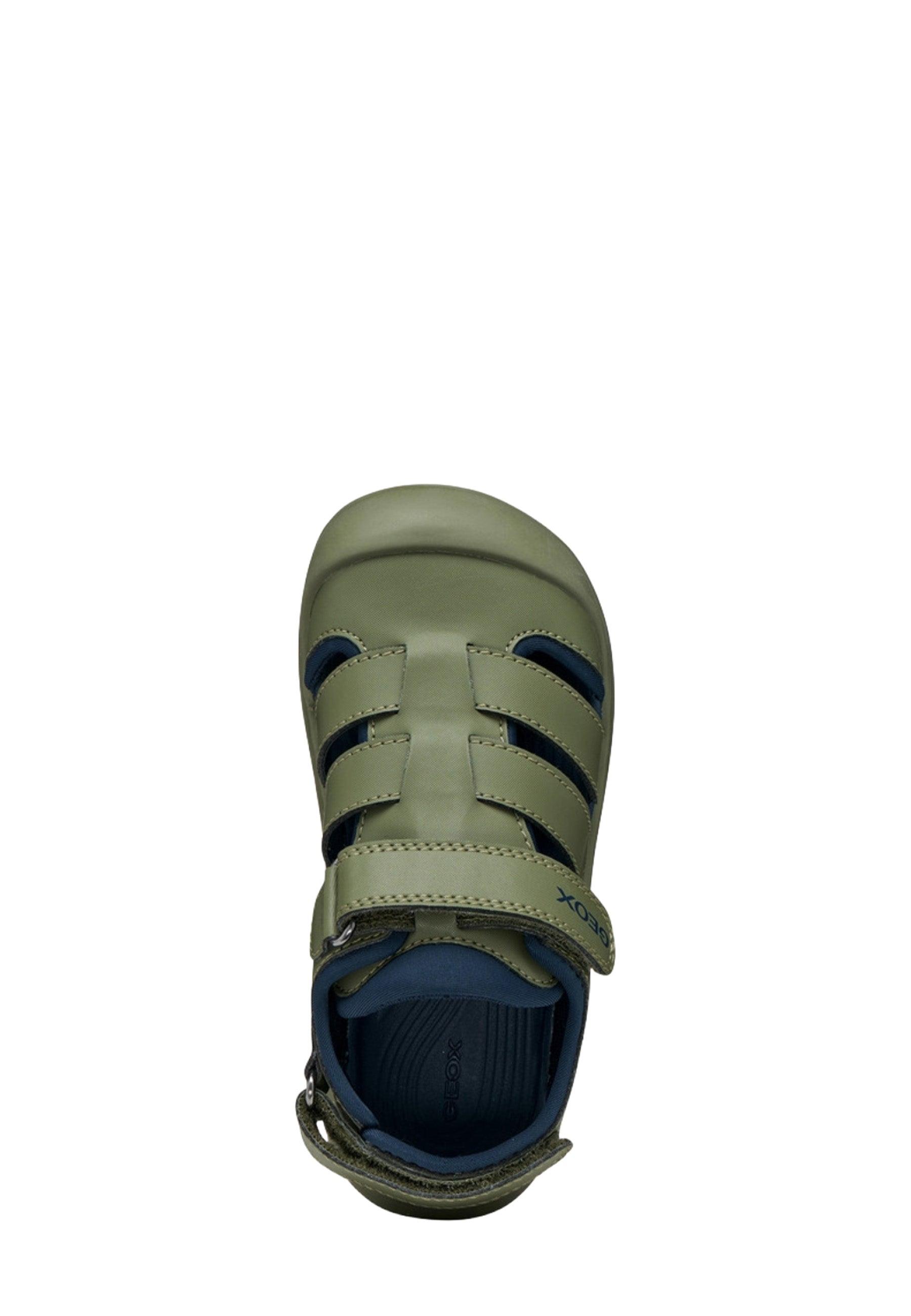 Sandali con strappi Verde Geox
