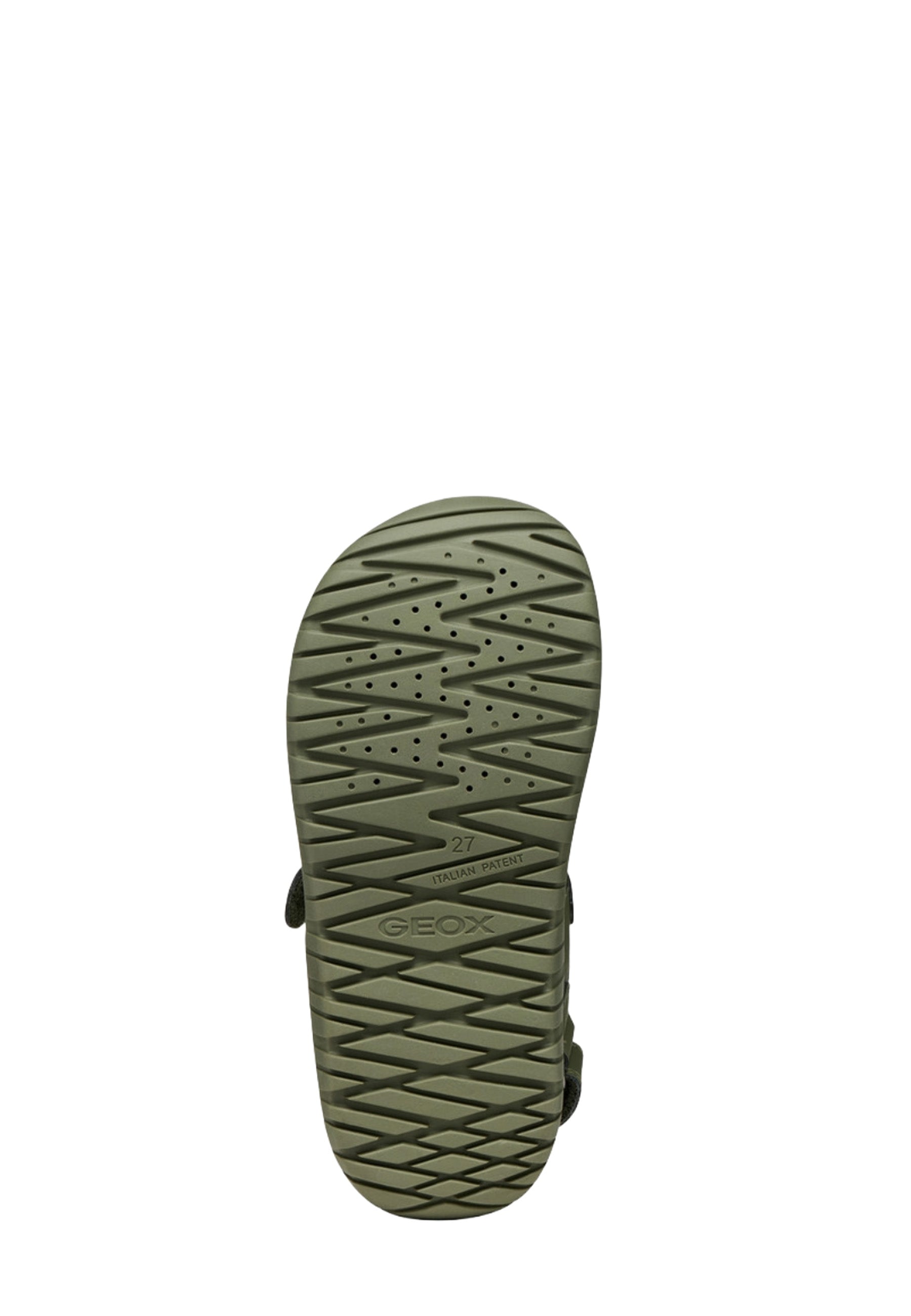 Sandali con strappi Verde Geox