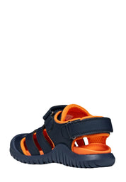 Sandali con strappi Blu Scuro Geox