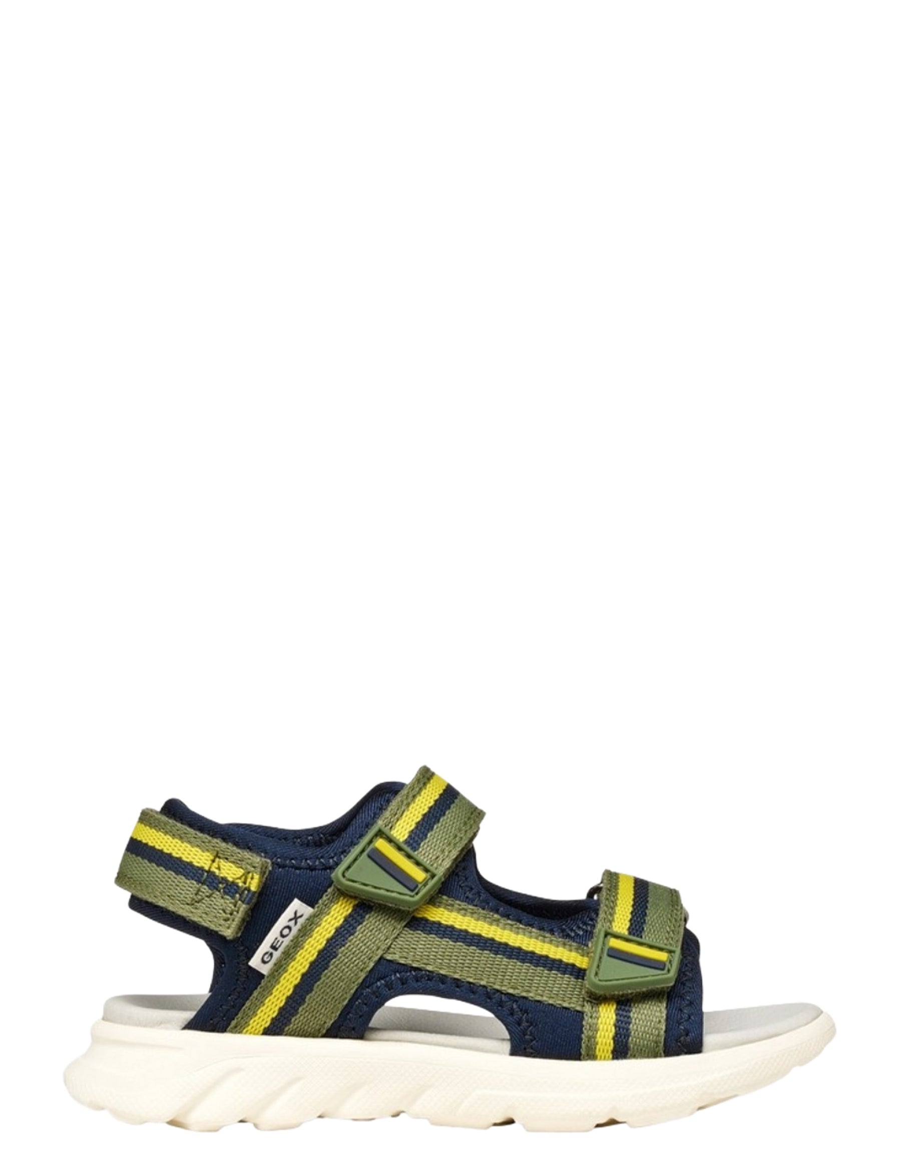 Sandali con strappi Verde Geox