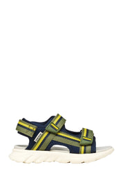 Sandali con strappi Verde Geox