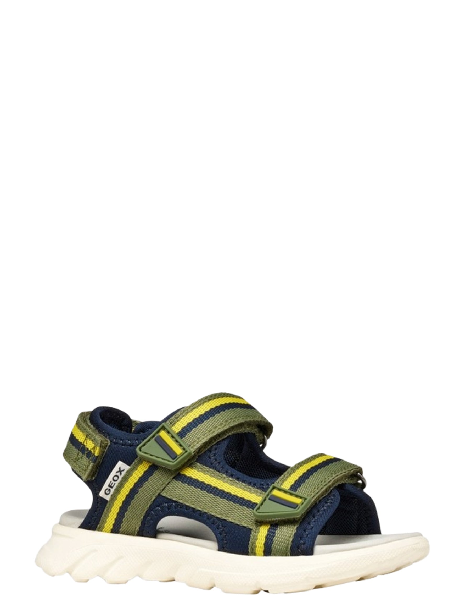 Sandali con strappi Verde Geox