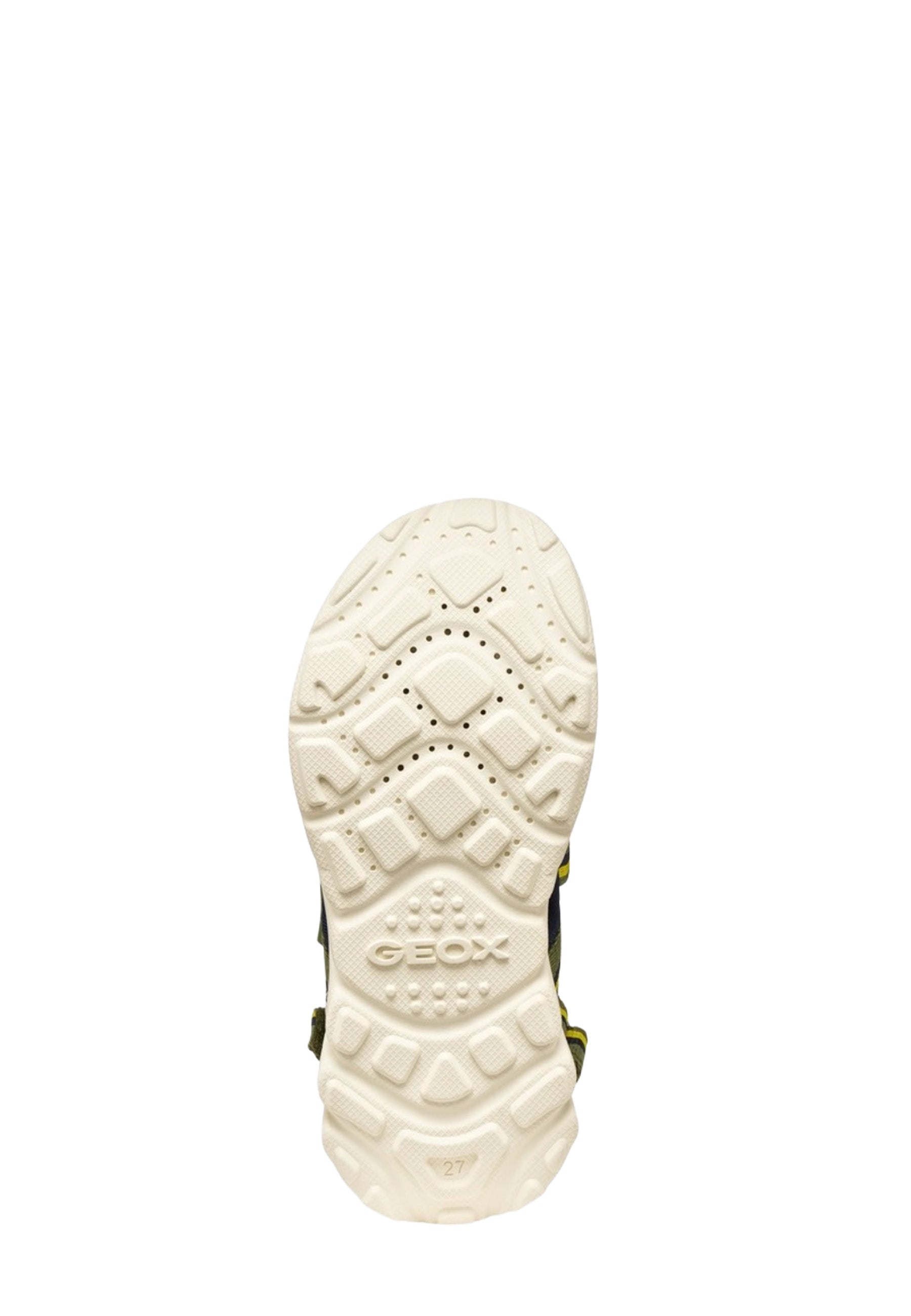 Sandali con strappi Verde Geox
