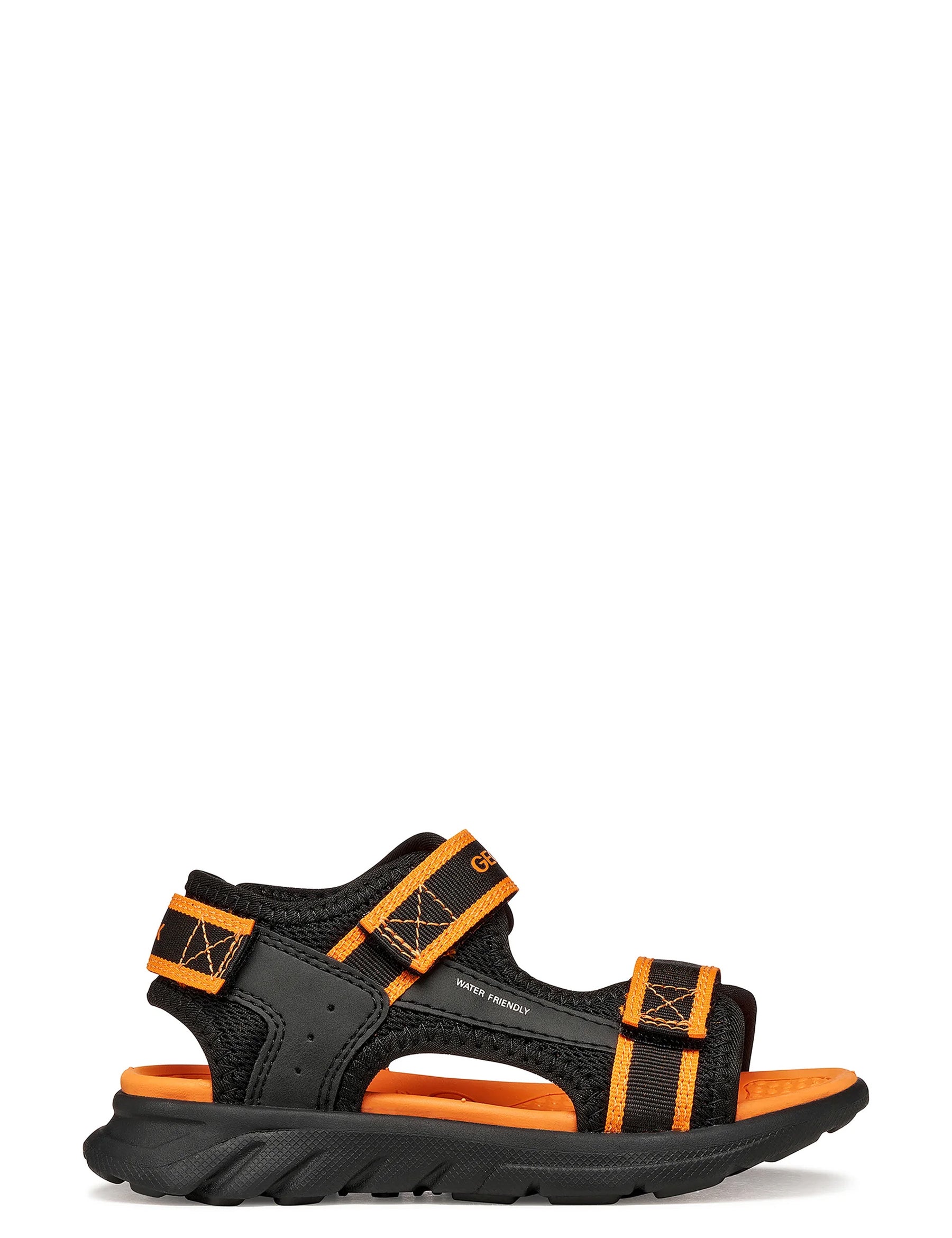 Sandali con strappi Nero Geox
