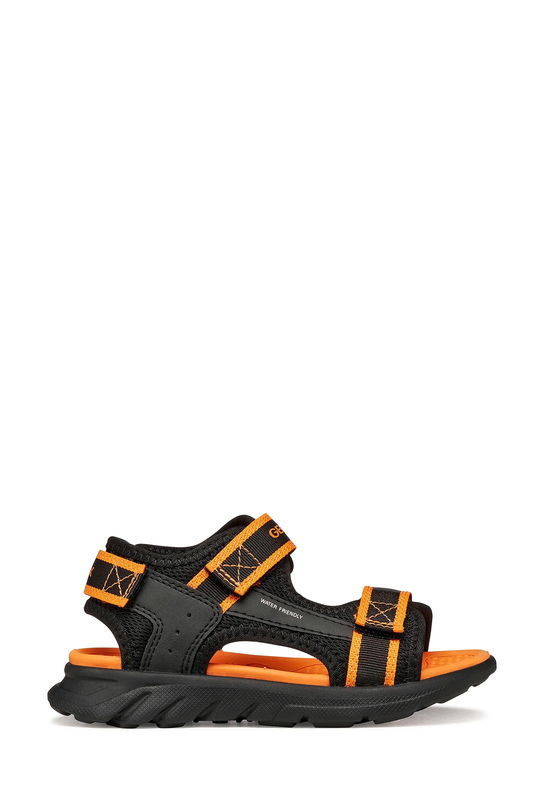 Sandali con strappi Nero Geox