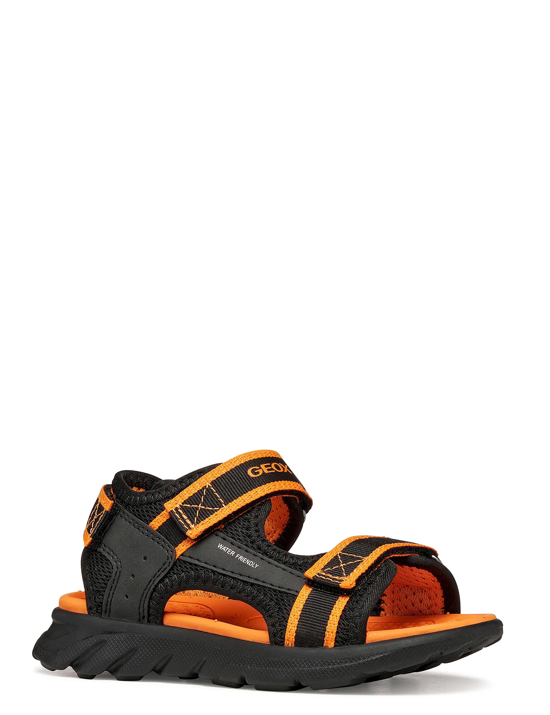 Sandali con strappi Nero Geox