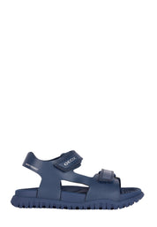 Sandali con strappi Blu Geox