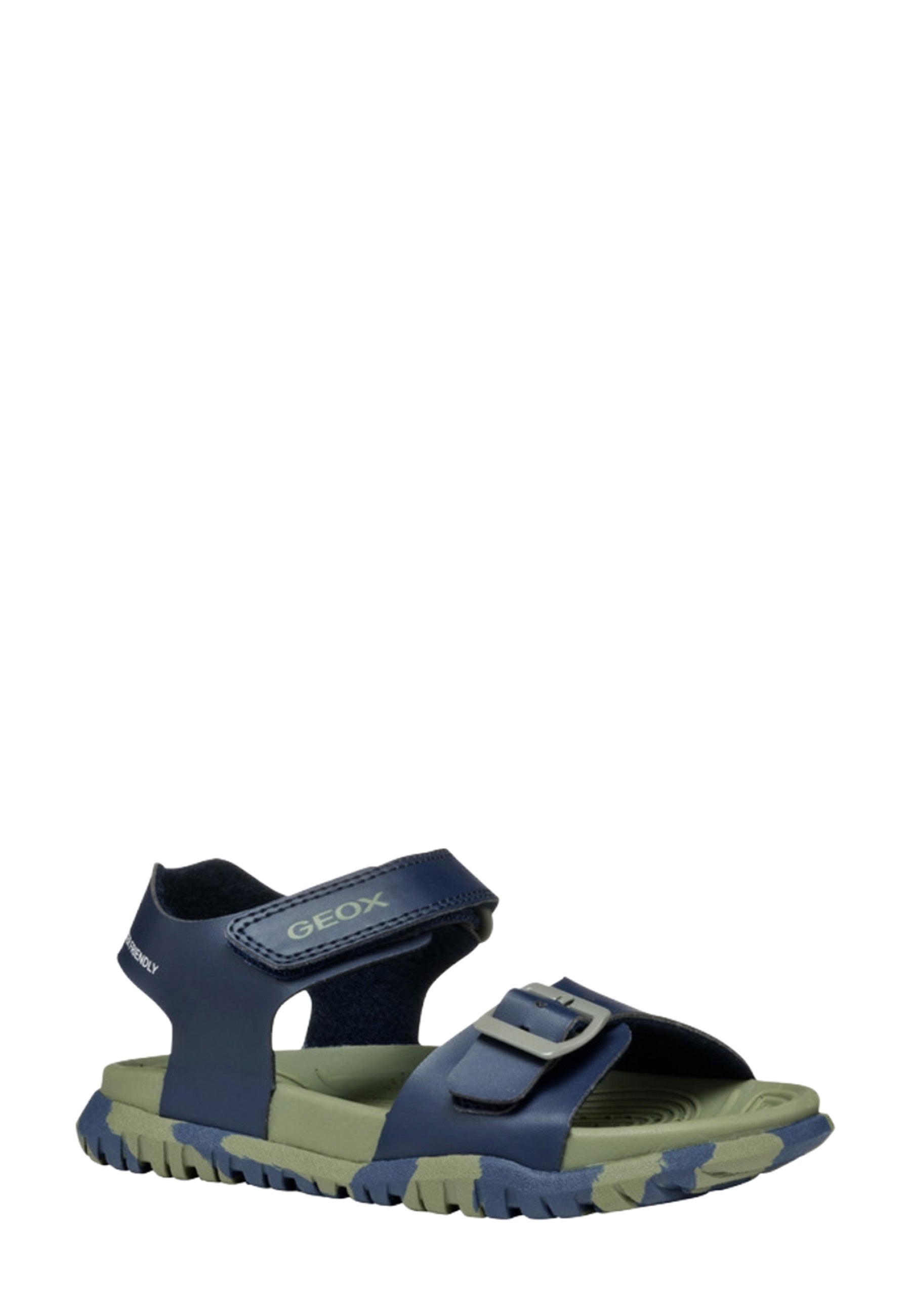 Sandali con strappi Blu Geox