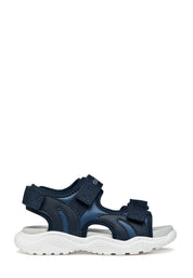Sandali con strappi Blu Geox