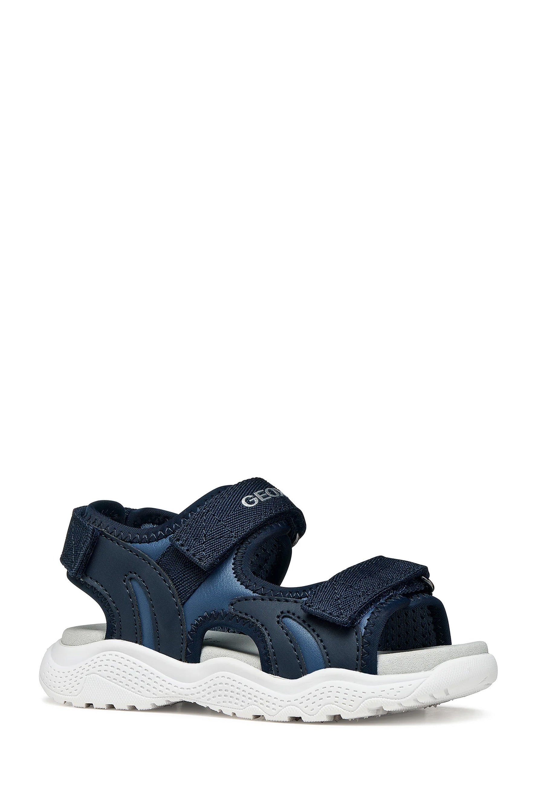 Sandali con strappi Blu Geox