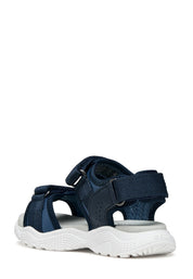 Sandali con strappi Blu Geox