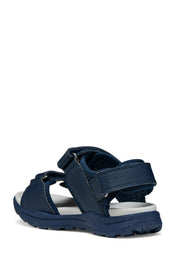 Sandali con strappi Blu Geox