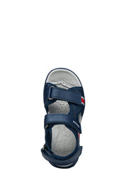 Sandali con strappi Blu Geox