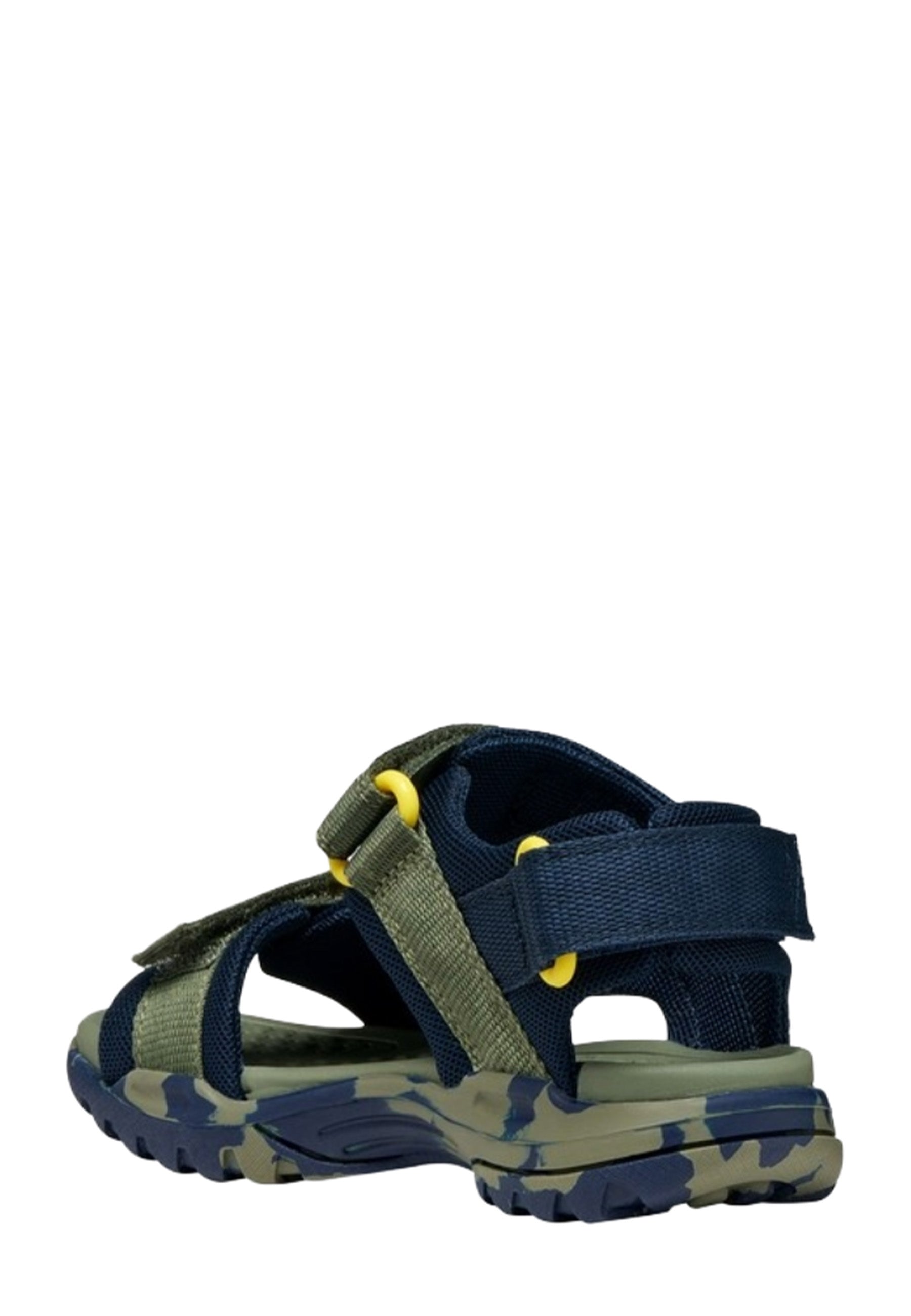 Sandali con strappi Verde Geox