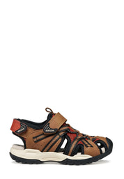 Sandali con strappi Marrone Geox