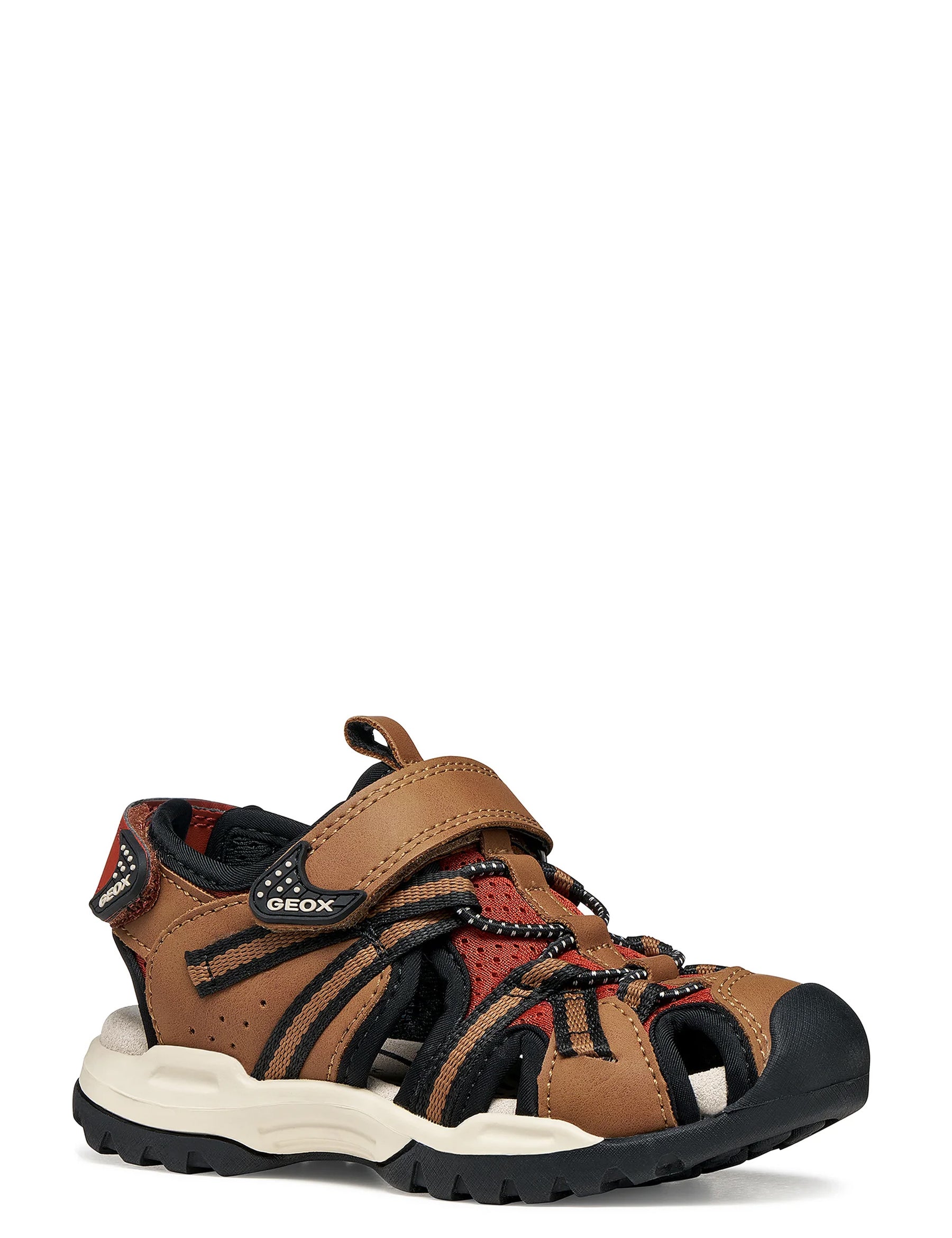 Sandali con strappi Marrone Geox