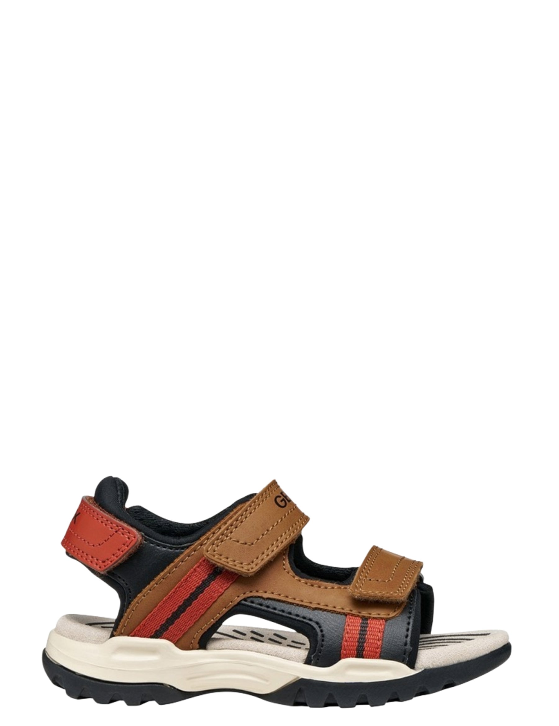 Sandali con strappi Marrone Geox