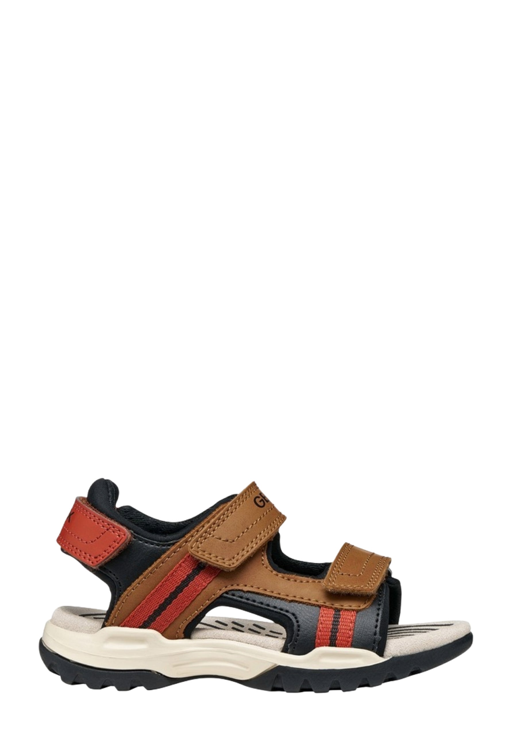 Sandali con strappi Marrone Geox