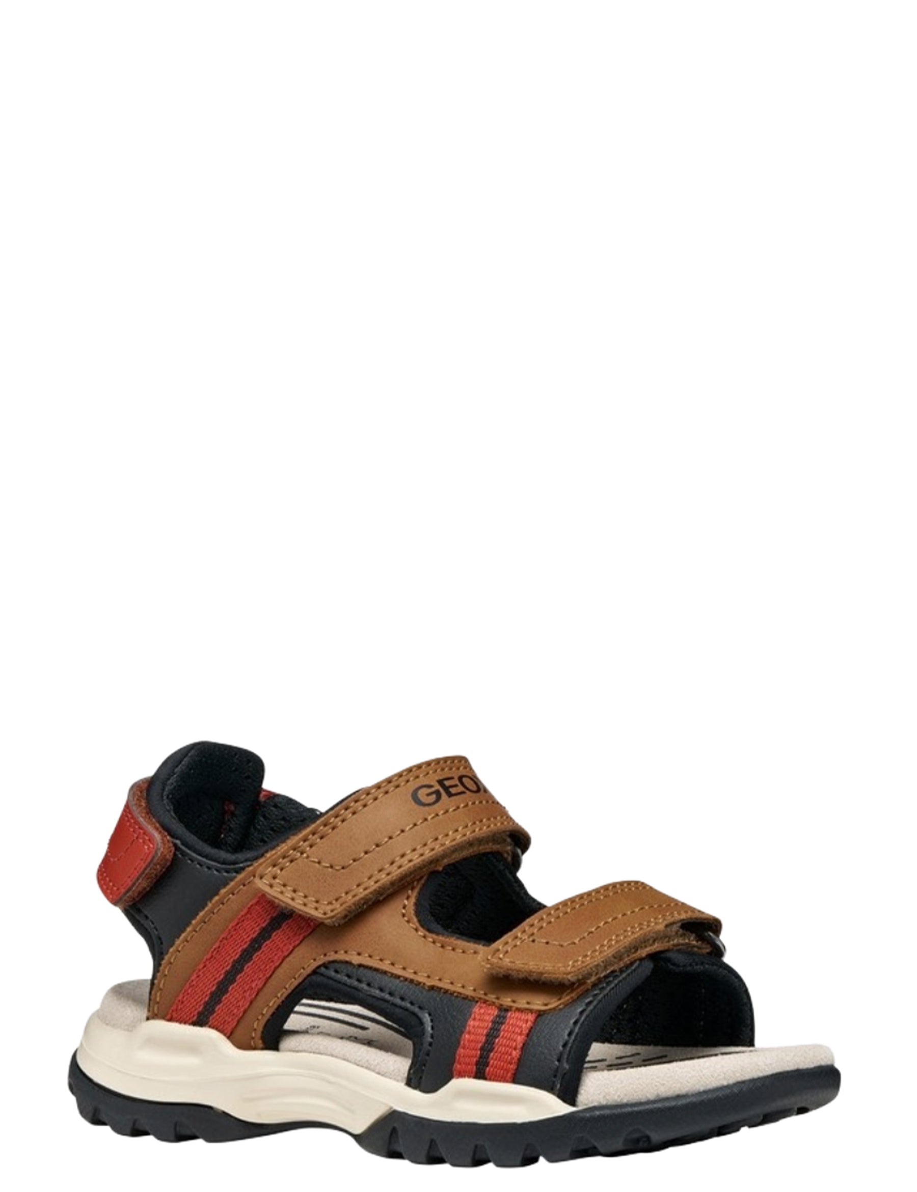 Sandali con strappi Marrone Geox