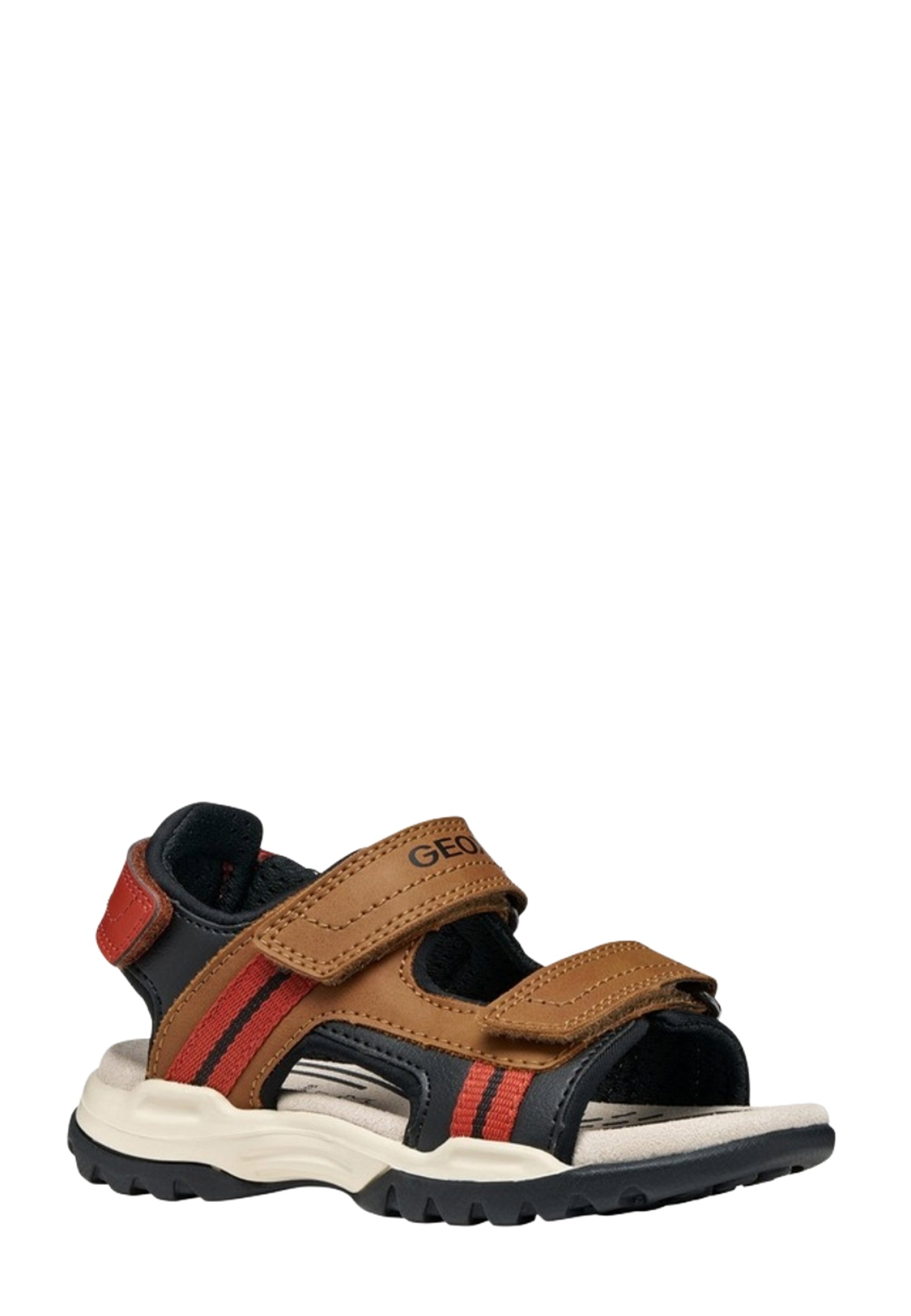 Sandali con strappi Marrone Geox