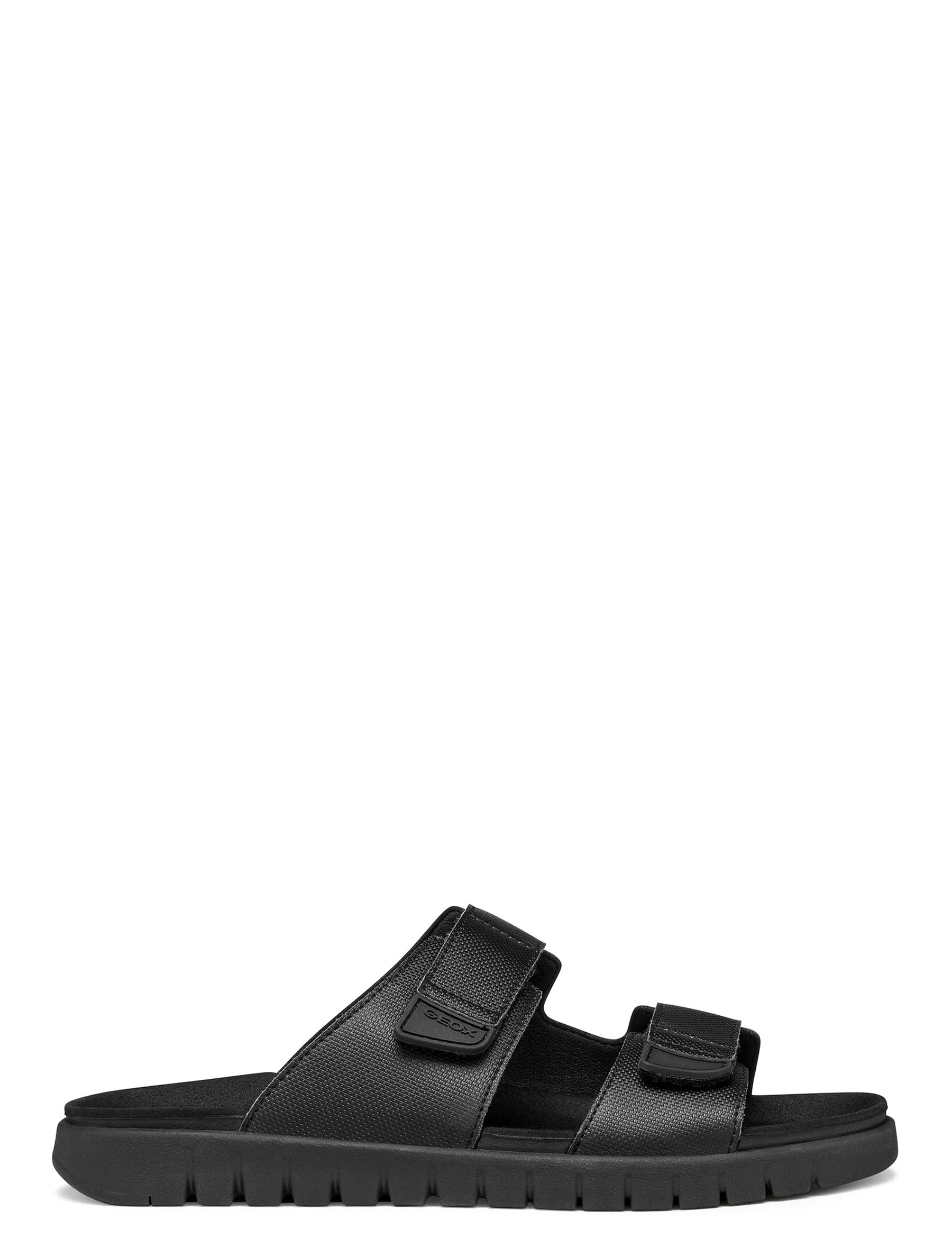 Sandali con strappi Nero Geox