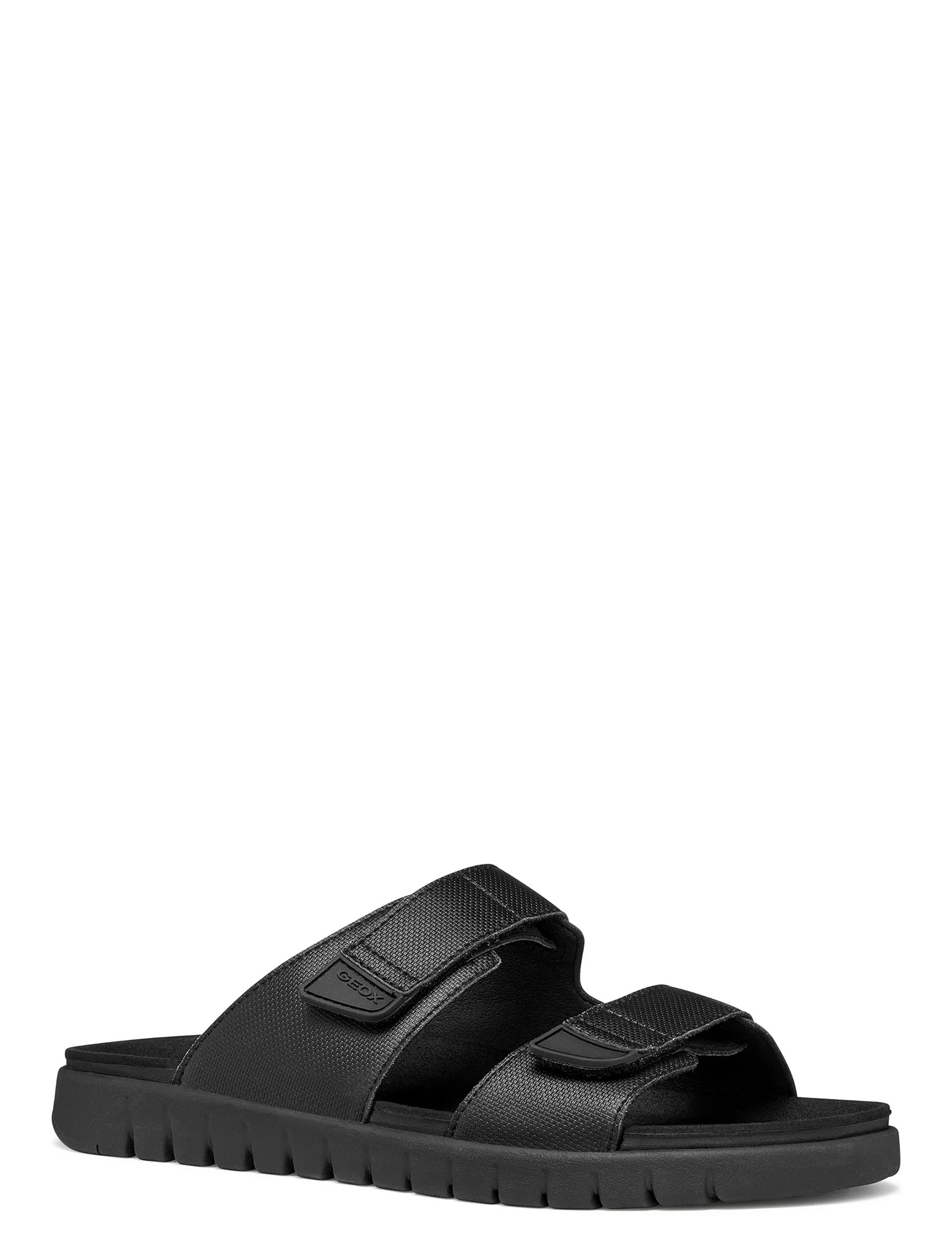 Sandali con strappi Nero Geox