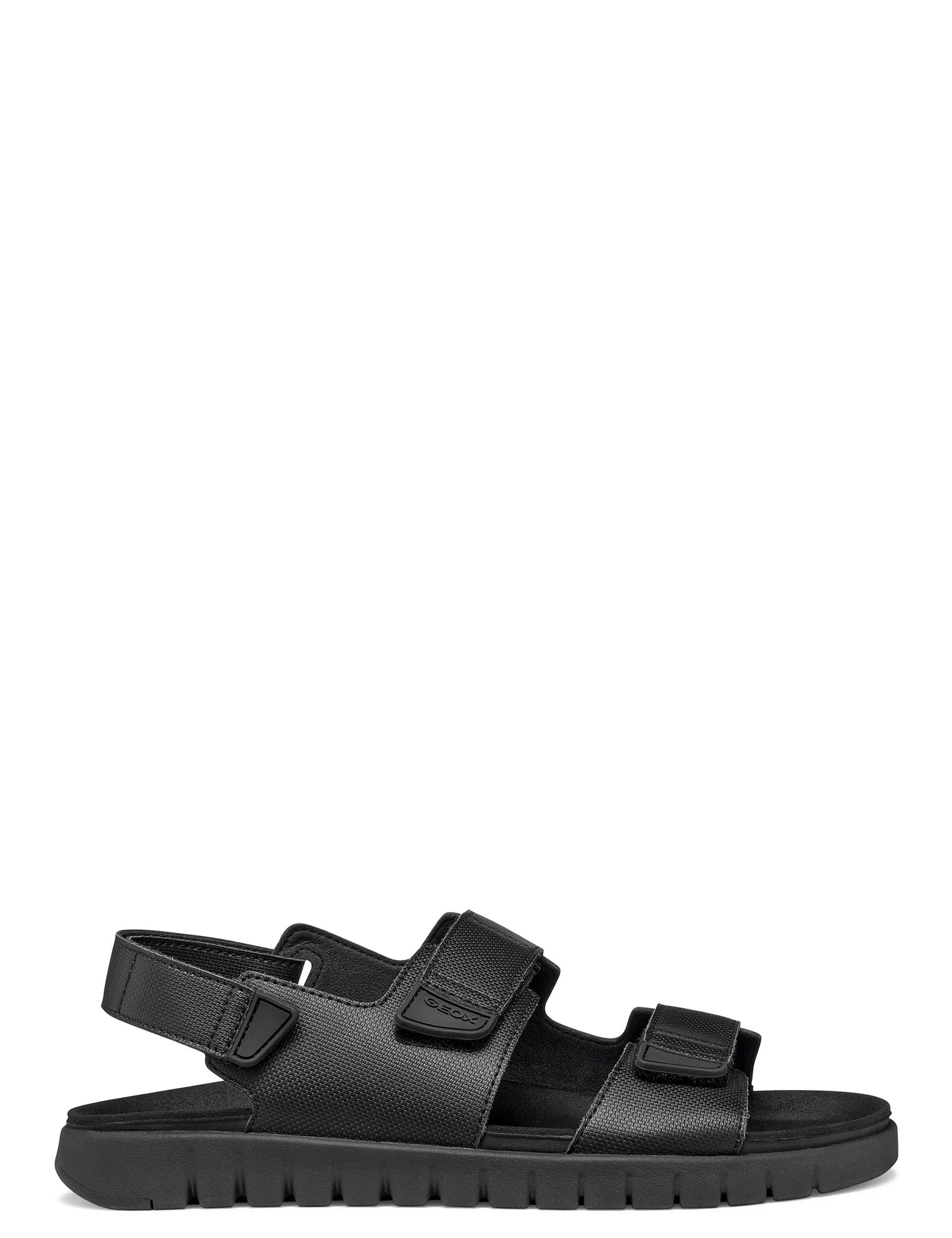 Sandali con strappi Nero Geox