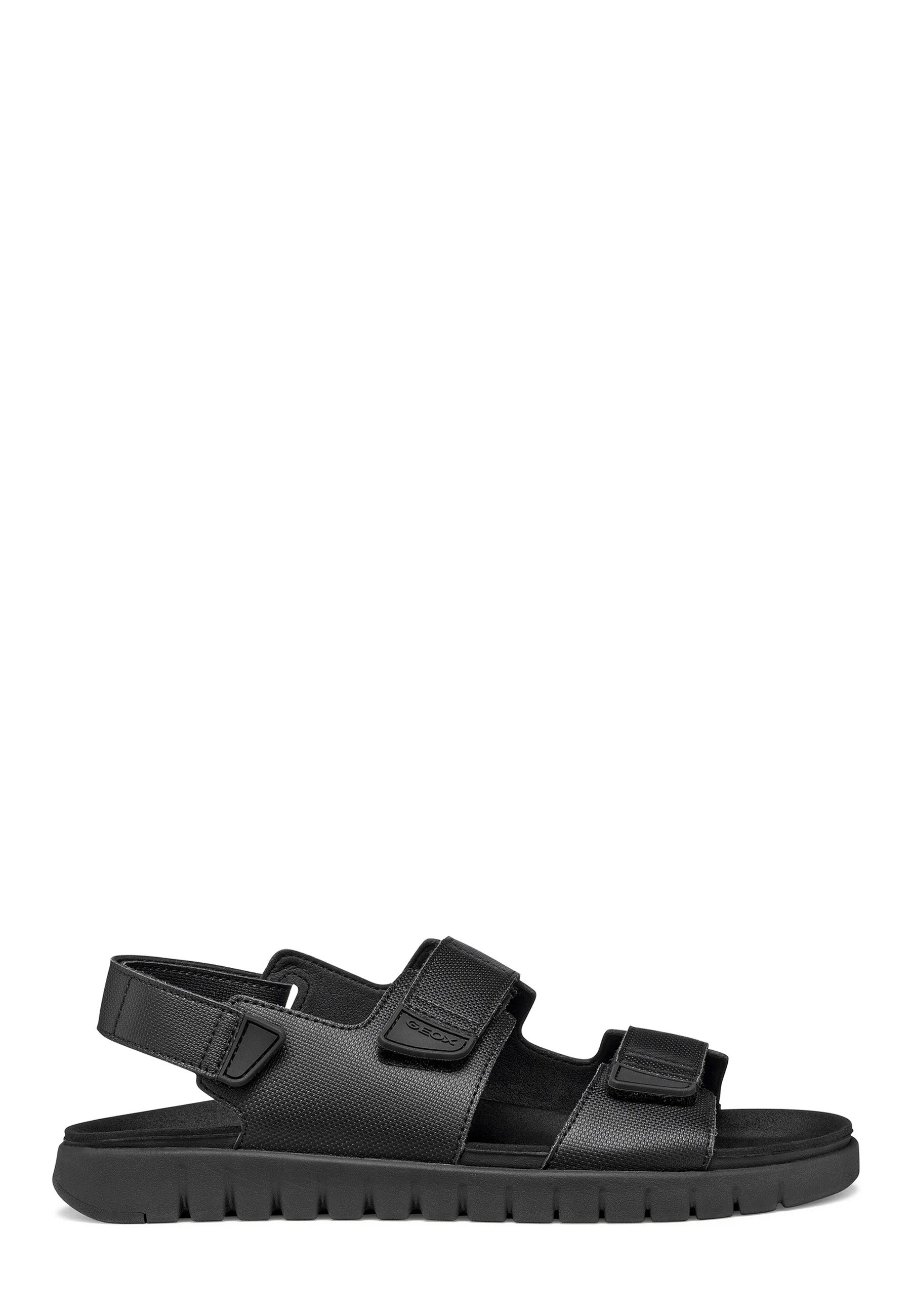 Sandali con strappi Nero Geox